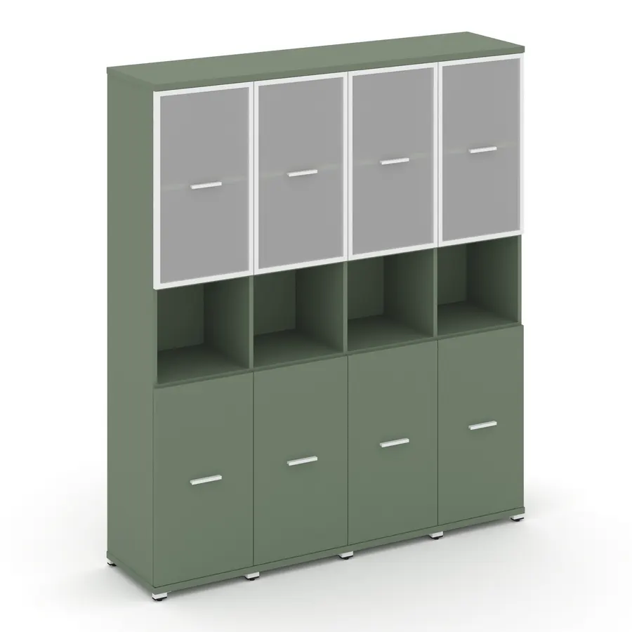 Концепт Шкаф 4 узкие секции, 5 ниш CN.STU-543 RMW W