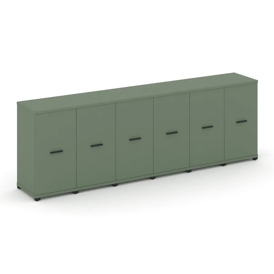 Концепт Шкаф 6 узких секций, 2 ниши CN.STU-263 W 2500*420*