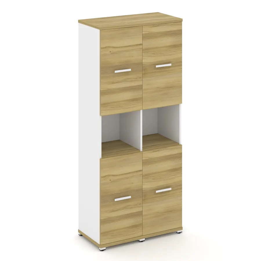 Концепт Шкаф 2 узкие секции, 5 ниш CN.STU-523 W
