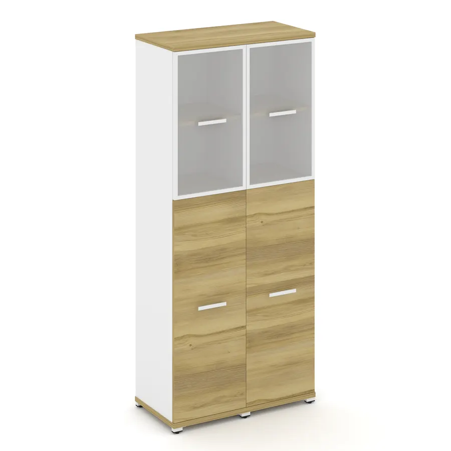 Концепт Шкаф 2 узкие секции, 5 ниш CN.STU-525 RMW W
