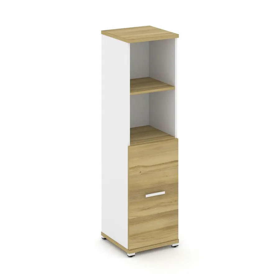 Концепт Шкаф 1 узкая секция, 4 ниши CN.STU-411 W