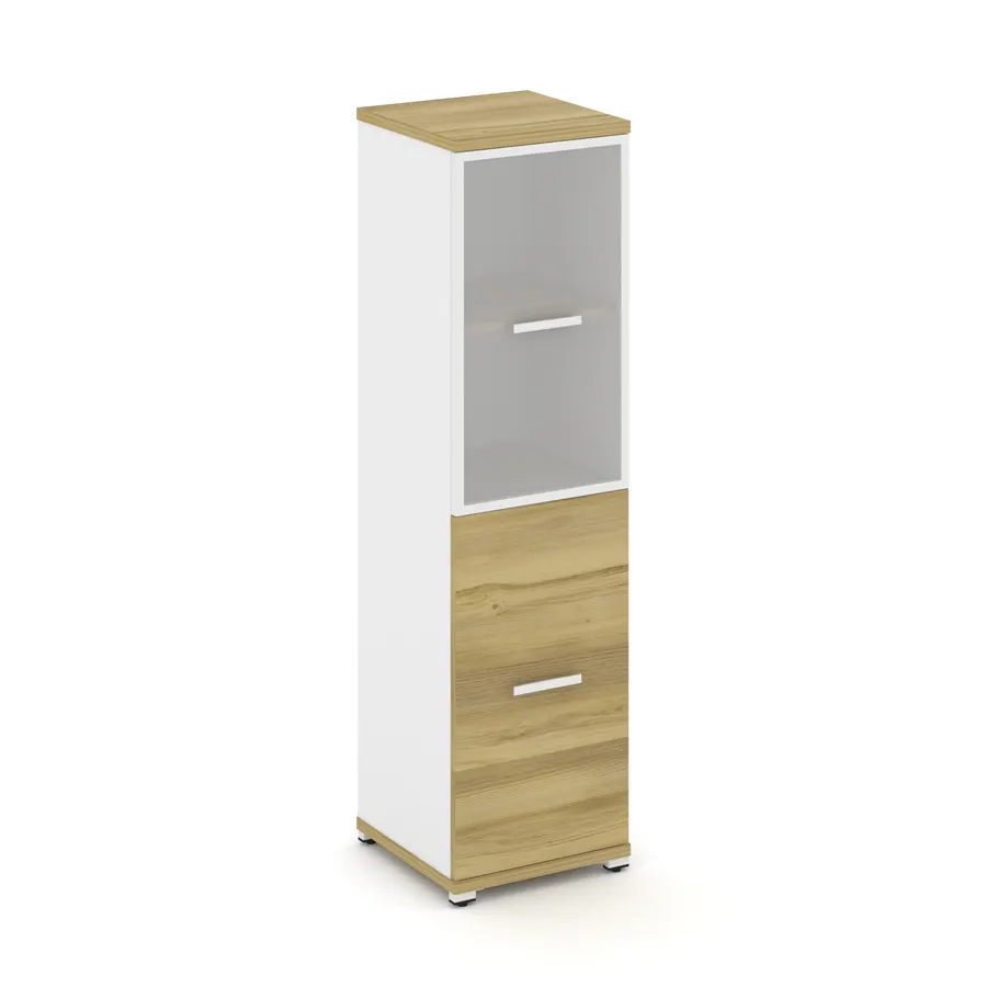 Концепт Шкаф 1 узкая секция, 4 ниши CN.STU-412 RMW W
