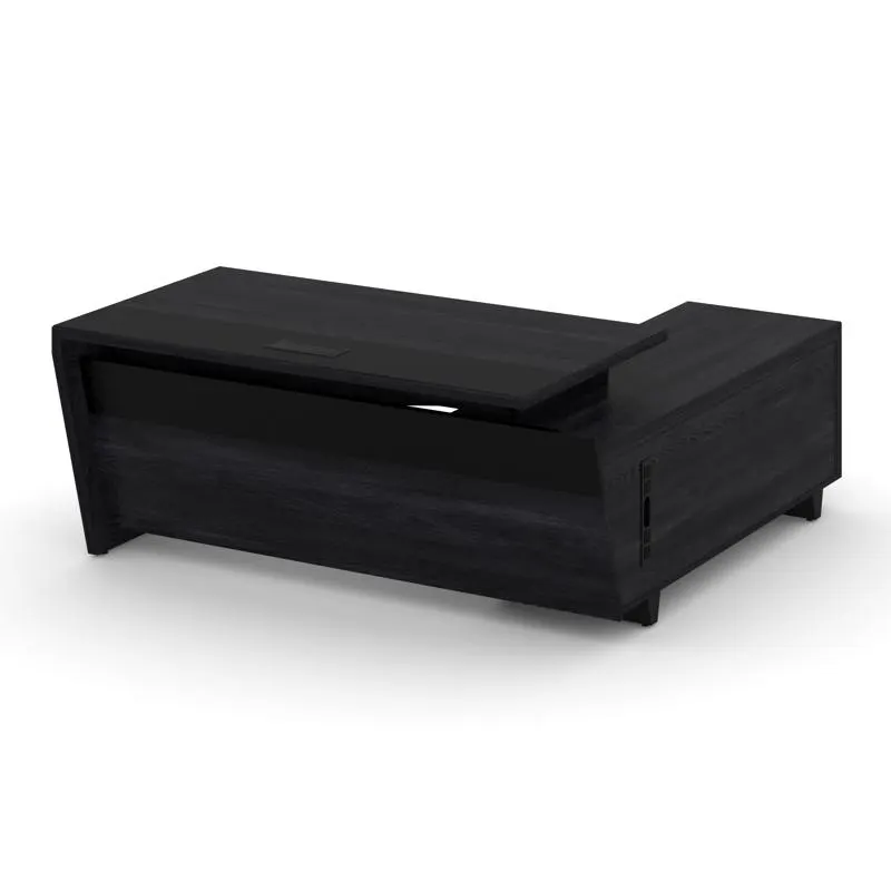 Корнер Стол руководителя с опорной тумбой, левый COR.SRT-18.2(L)