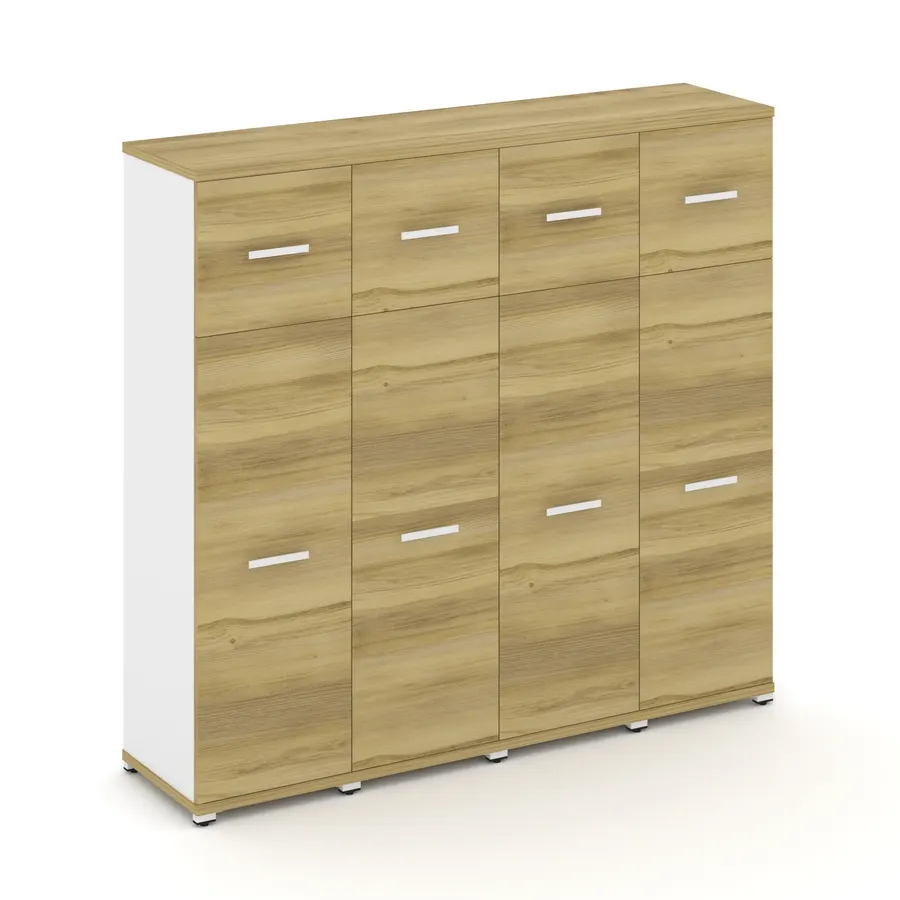 Концепт Шкаф 4 узкие секции, 4 ниши CN.STU-444 W 1668*420*