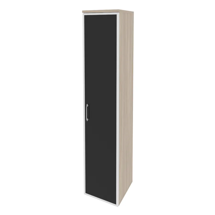 Оникс Шкаф высокий узкий правый O.SU-1.10 R (R) white