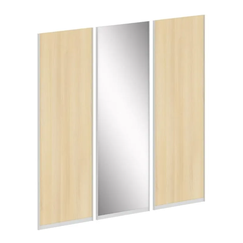 Марис Комплект дверей ЛДСП 2шт+Зеркало 1шт. для шкафа высокого L=1919мм SH.DZDK-3.1
