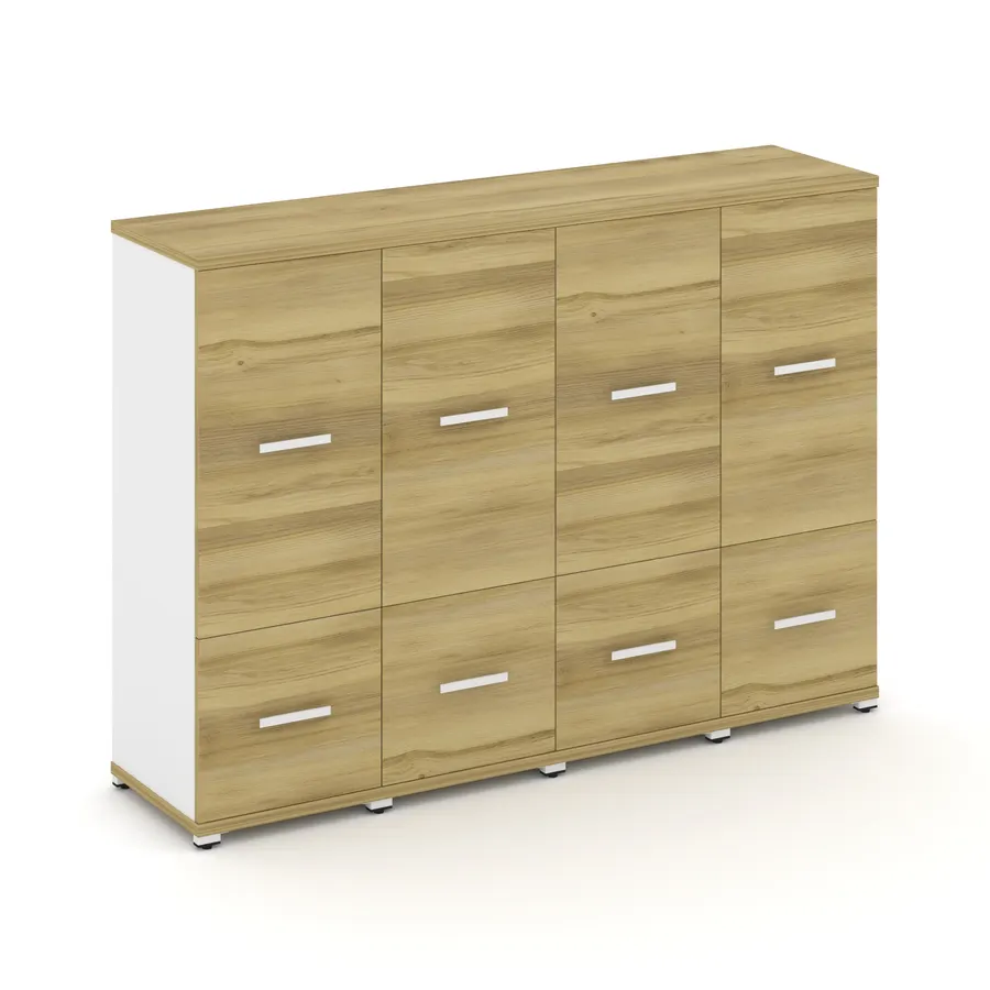 Концепт Шкаф 4 узкие секции, 3 ниши CN.STU-342 W 1668*420*