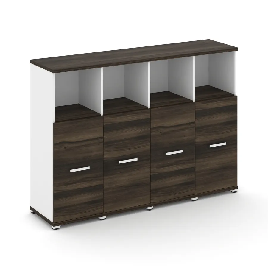 Концепт Шкаф 4 узкие секции, 3 ниши CN.STU-343 W 1668*420*