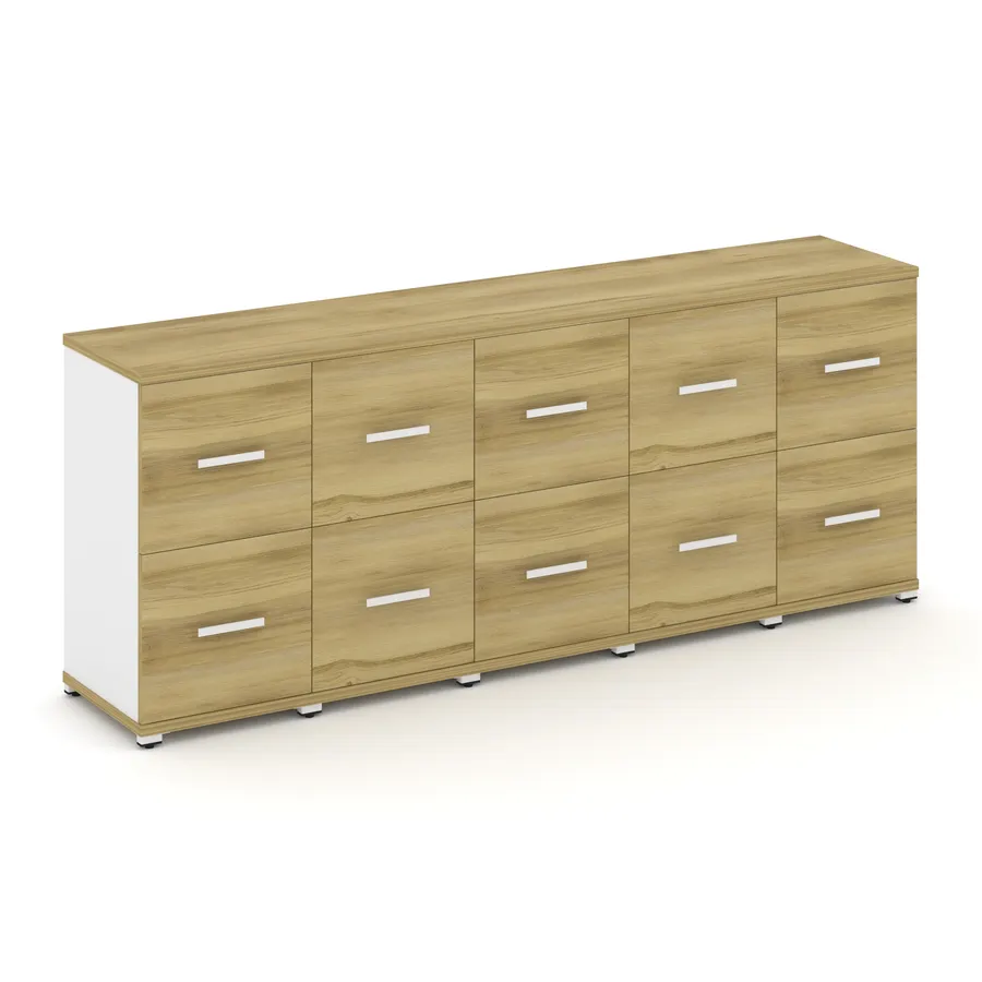 Концепт Шкаф 5 узких секций, 2 ниши CN.STU-252 W 2084*420*