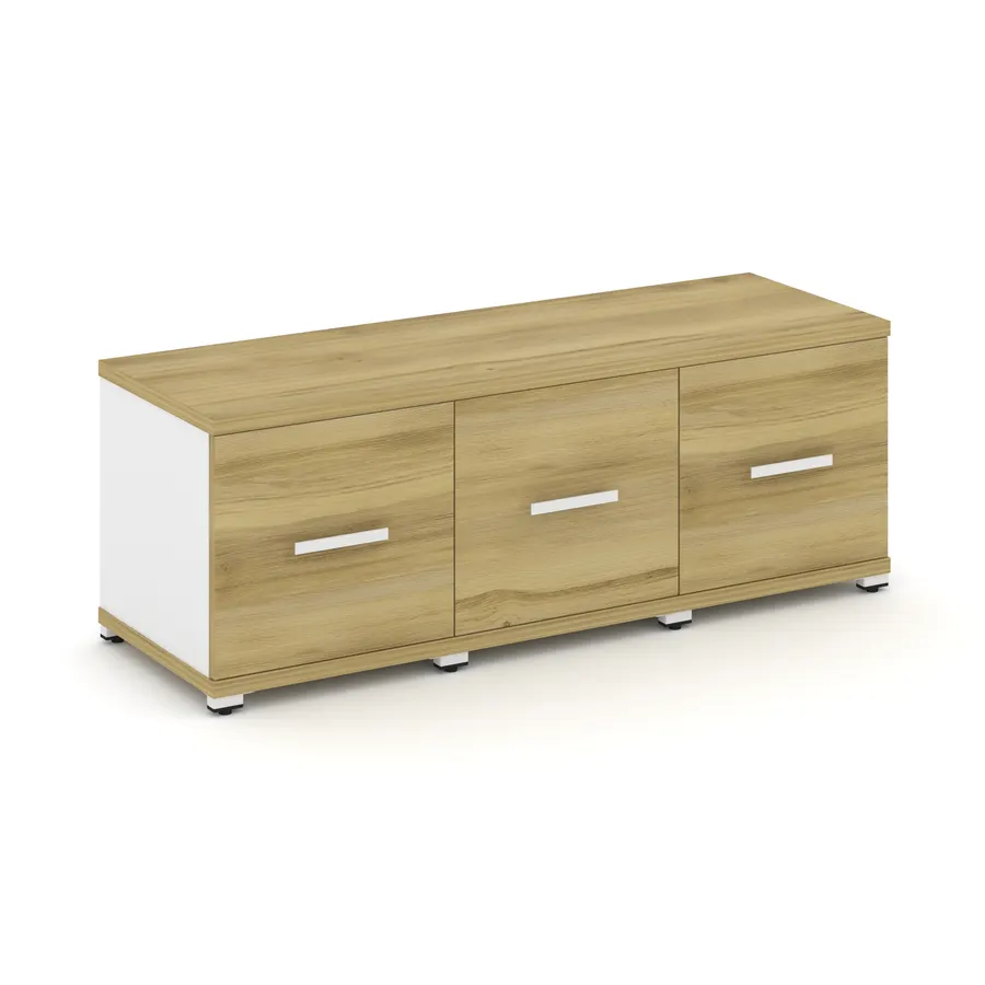 Концепт Шкаф 3 узкие секции, 1 ниша CN.STU-133 W 1252*420*
