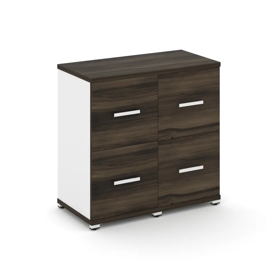 Концепт Шкаф 2 узкие секции, 2 ниши CN.STU-222 W