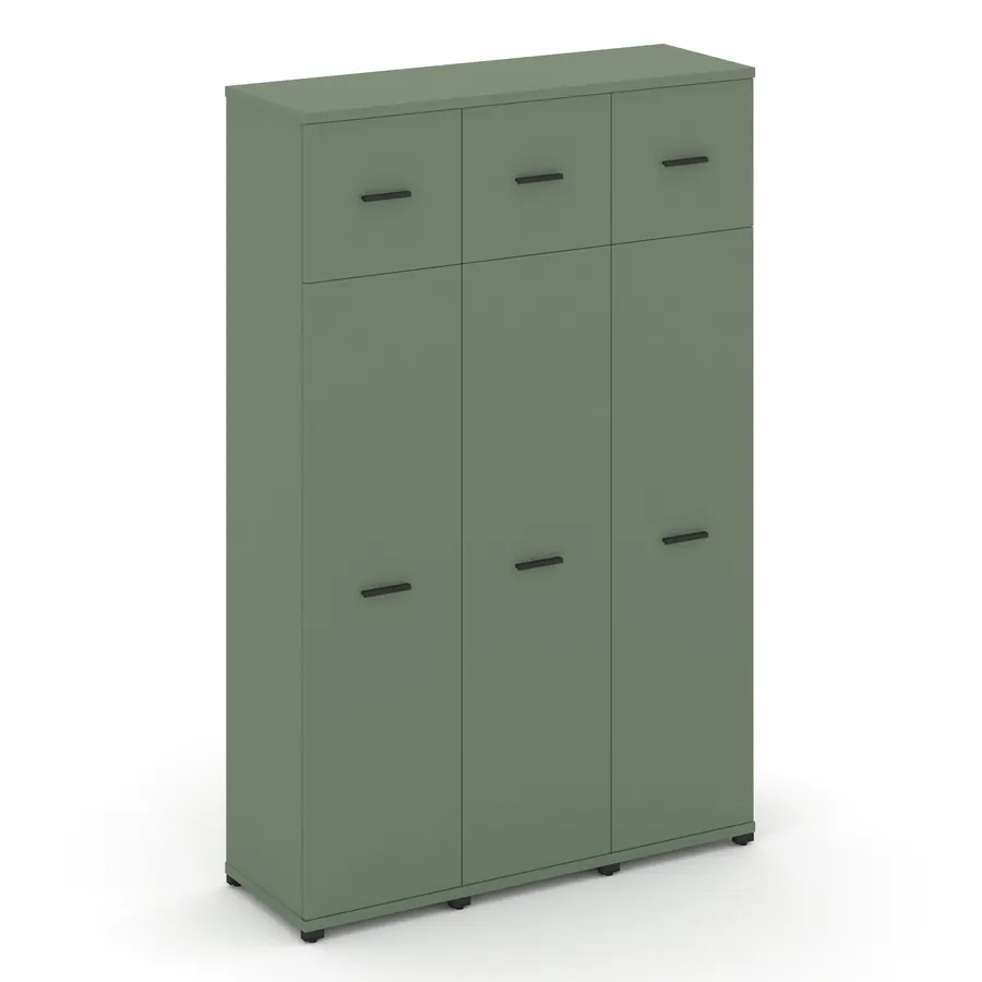 Концепт Шкаф 3 узкие секции, 5 ниш CN.STU-537 W
