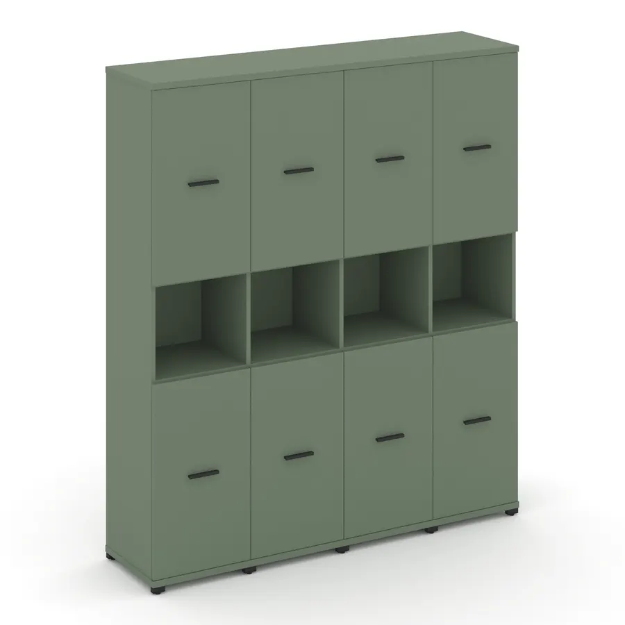 Концепт Шкаф 4 узкие секции, 5 ниш CN.STU-543 W