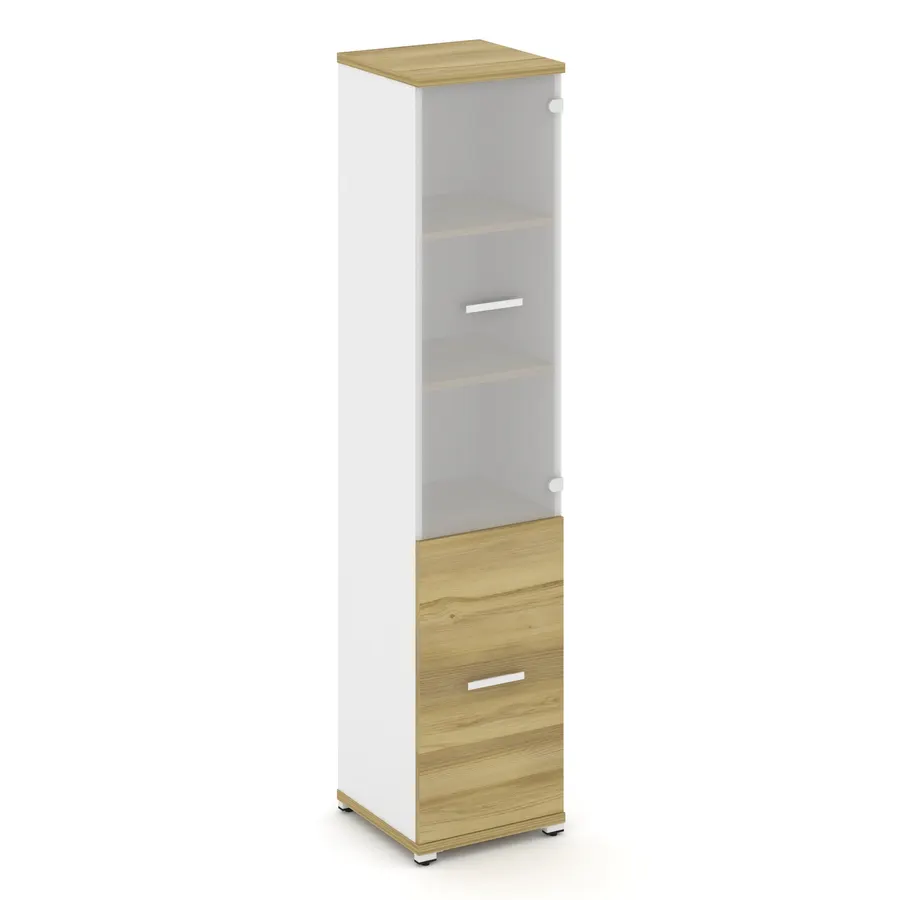 Концепт Шкаф 1 узкая секция, 5 ниш CN.STU.E-512 SM W
